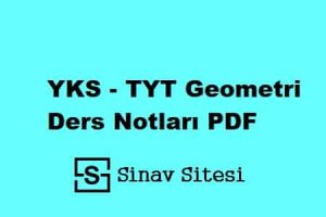 tyt geometri ders notları pdf